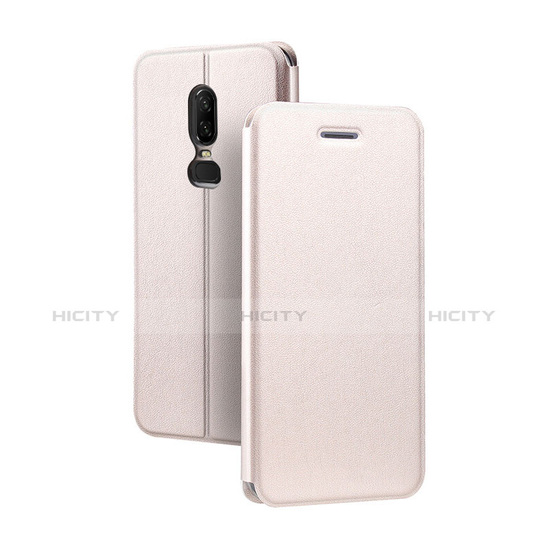 Custodia Portafoglio In Pelle Cover con Supporto per OnePlus 6