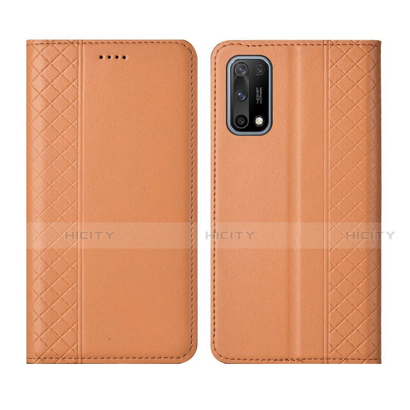 Custodia Portafoglio In Pelle Cover con Supporto per Oppo K7x 5G Arancione