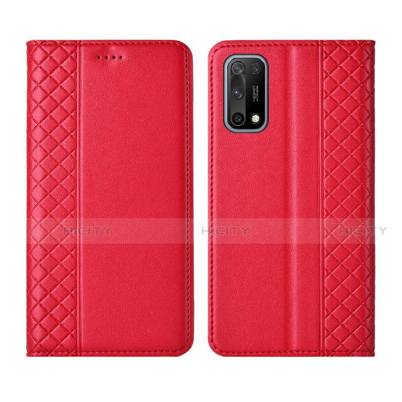 Custodia Portafoglio In Pelle Cover con Supporto per Oppo K7x 5G Rosso