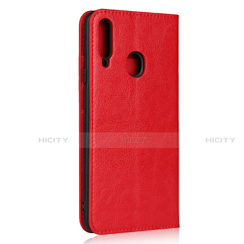 Custodia Portafoglio In Pelle Cover con Supporto per Samsung Galaxy A20s Rosso