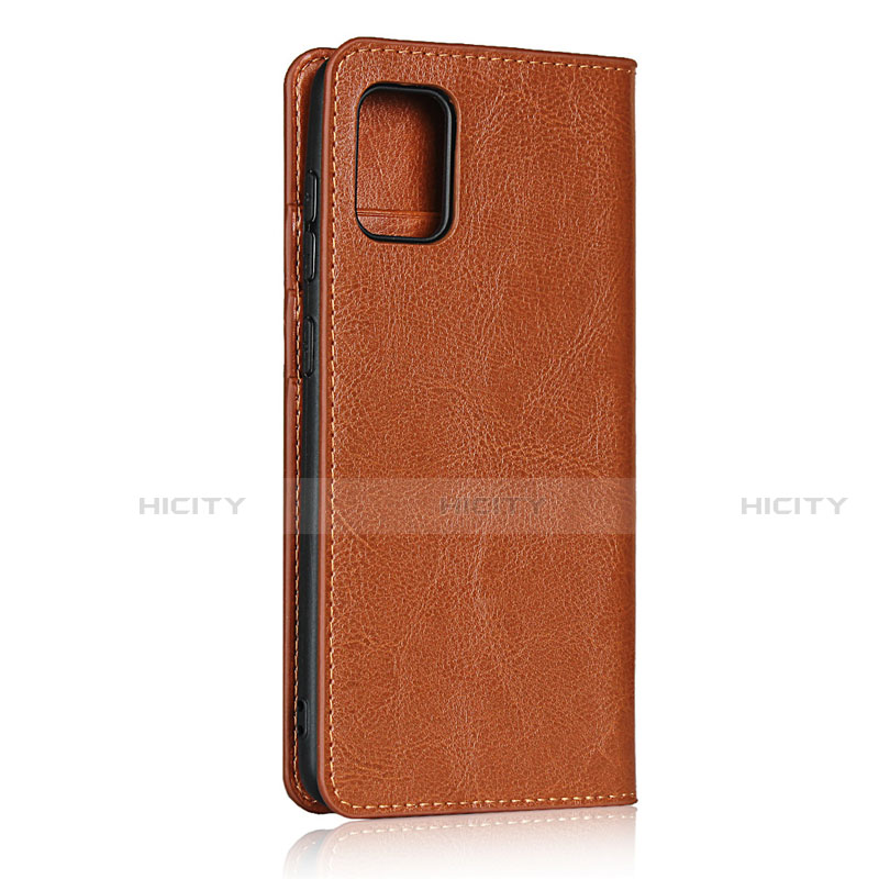 Custodia Portafoglio In Pelle Cover con Supporto per Samsung Galaxy A31 Arancione