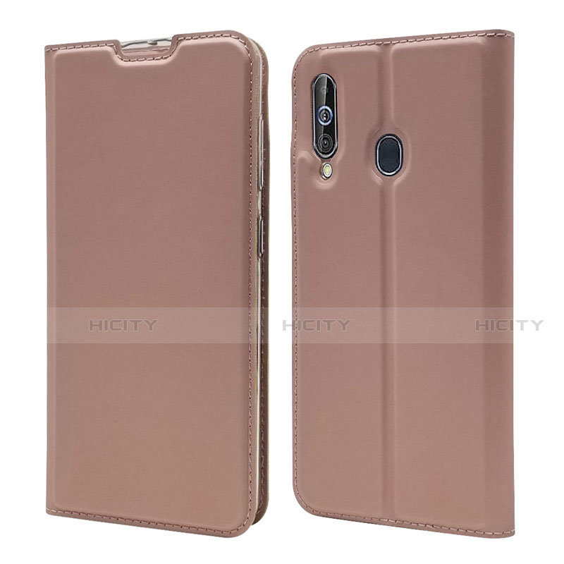 Custodia Portafoglio In Pelle Cover con Supporto per Samsung Galaxy A60 Oro Rosa