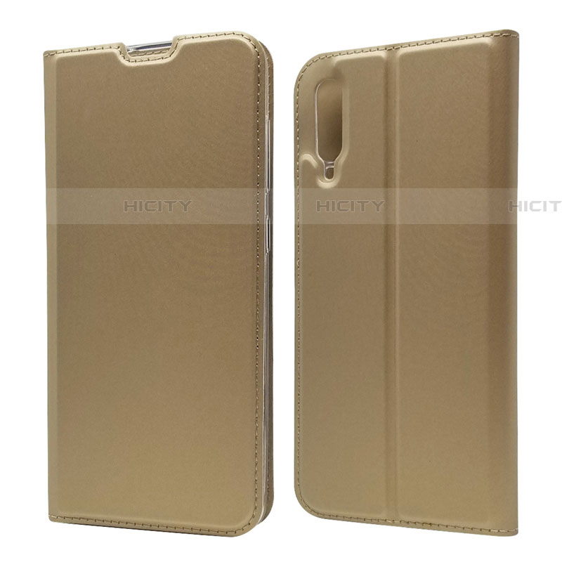 Custodia Portafoglio In Pelle Cover con Supporto per Samsung Galaxy A70S Oro