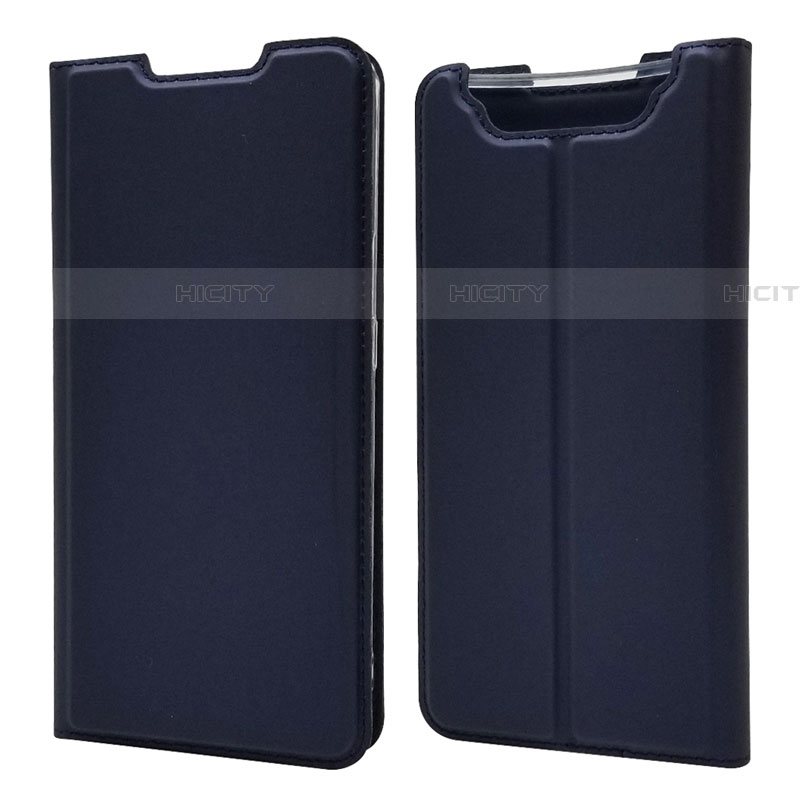 Custodia Portafoglio In Pelle Cover con Supporto per Samsung Galaxy A90 4G Blu