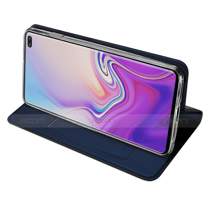 Custodia Portafoglio In Pelle Cover con Supporto per Samsung Galaxy S10 Plus