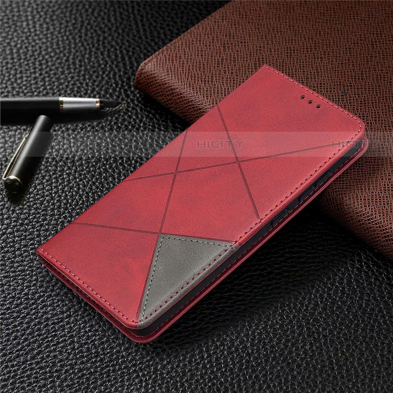 Custodia Portafoglio In Pelle Cover con Supporto per Samsung Galaxy S20 FE 4G Rosso