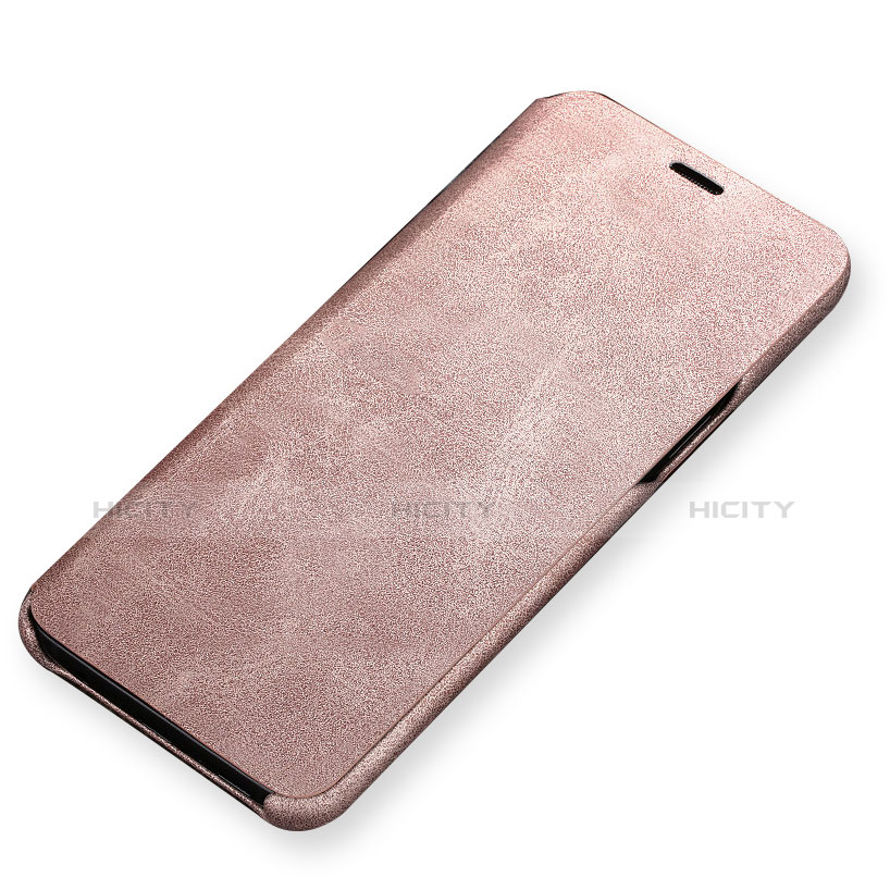 Custodia Portafoglio In Pelle Cover con Supporto per Samsung Galaxy S9 Oro