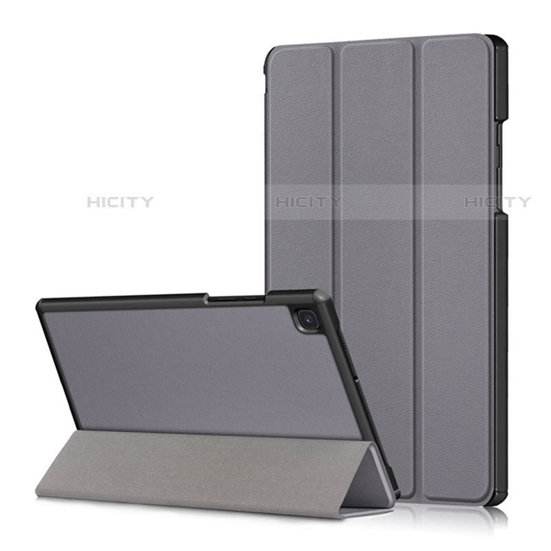 Custodia Portafoglio In Pelle Cover con Supporto per Samsung Galaxy Tab A7 Wi-Fi 10.4 SM-T500 Grigio