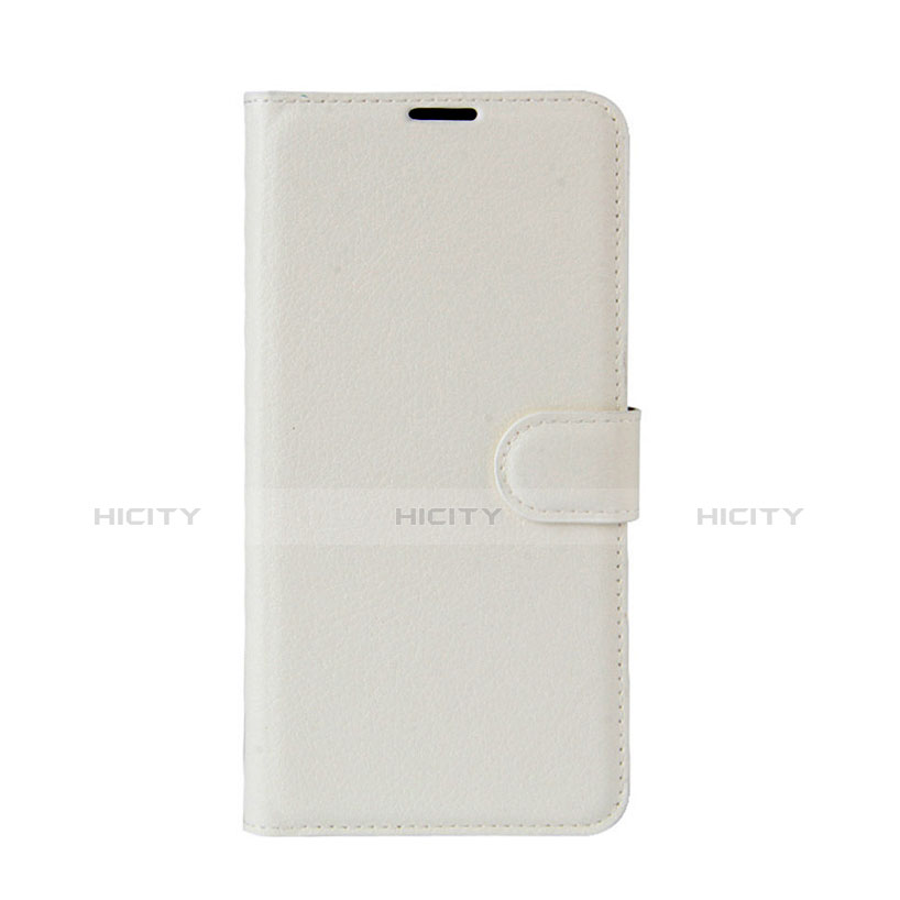 Custodia Portafoglio In Pelle Cover con Supporto per Wiko Wim Lite 4G Bianco