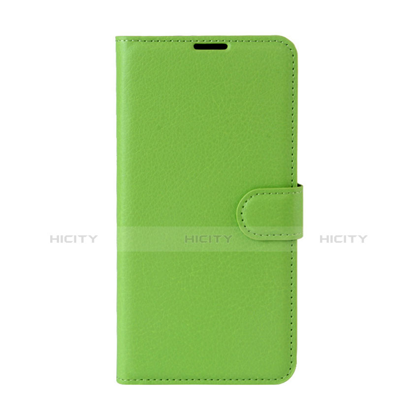 Custodia Portafoglio In Pelle Cover con Supporto per Wiko Wim Lite 4G Verde