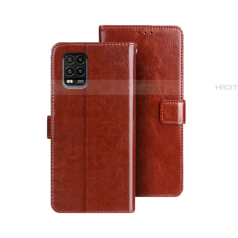 Custodia Portafoglio In Pelle Cover con Supporto per Xiaomi Mi 10 Lite Marrone