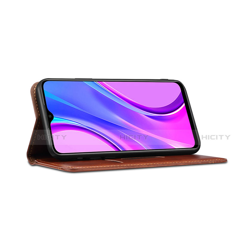 Custodia Portafoglio In Pelle Cover con Supporto per Xiaomi Redmi 9C NFC