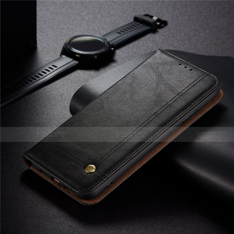 Custodia Portafoglio In Pelle Cover con Supporto per Xiaomi Redmi 9C NFC Nero