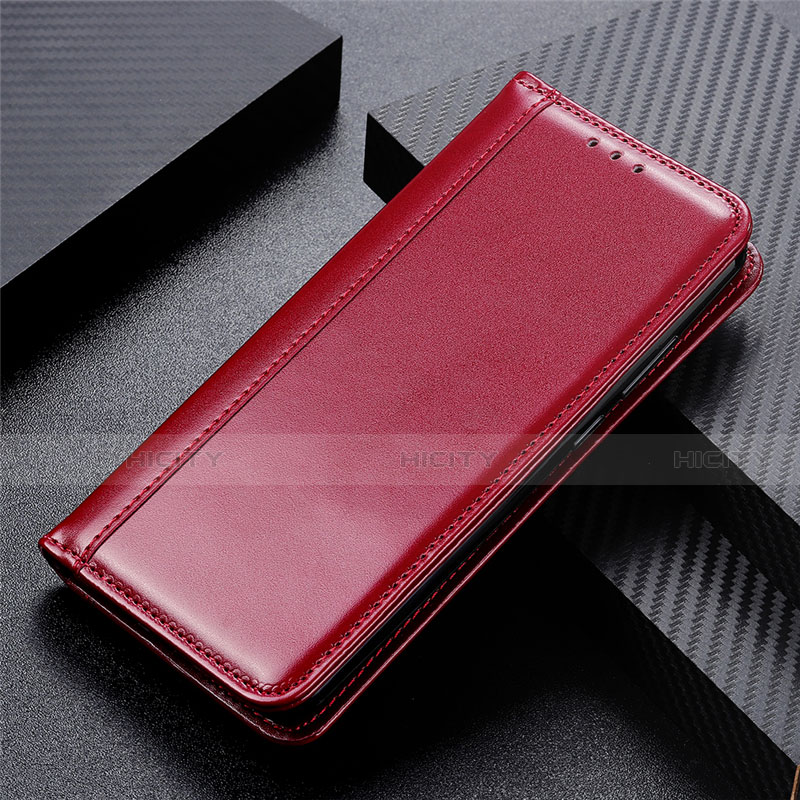 Custodia Portafoglio In Pelle Cover con Supporto per Xiaomi Redmi 9i Rosso Rosa