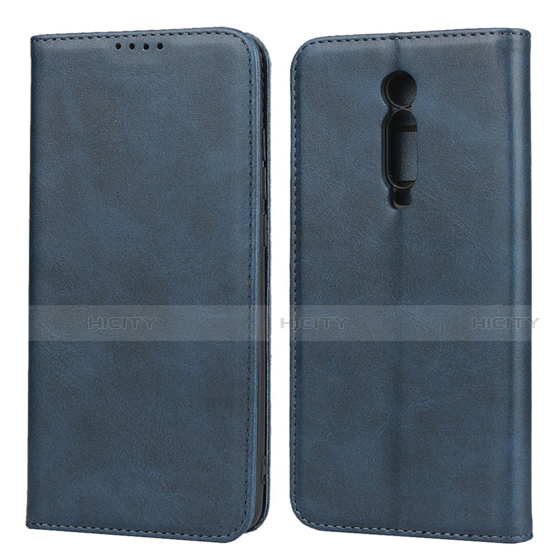 Custodia Portafoglio In Pelle Cover con Supporto per Xiaomi Redmi K20 Blu