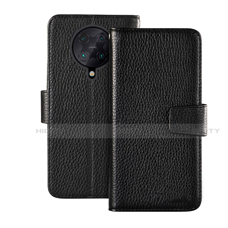 Custodia Portafoglio In Pelle Cover con Supporto per Xiaomi Redmi K30 Pro Zoom Nero