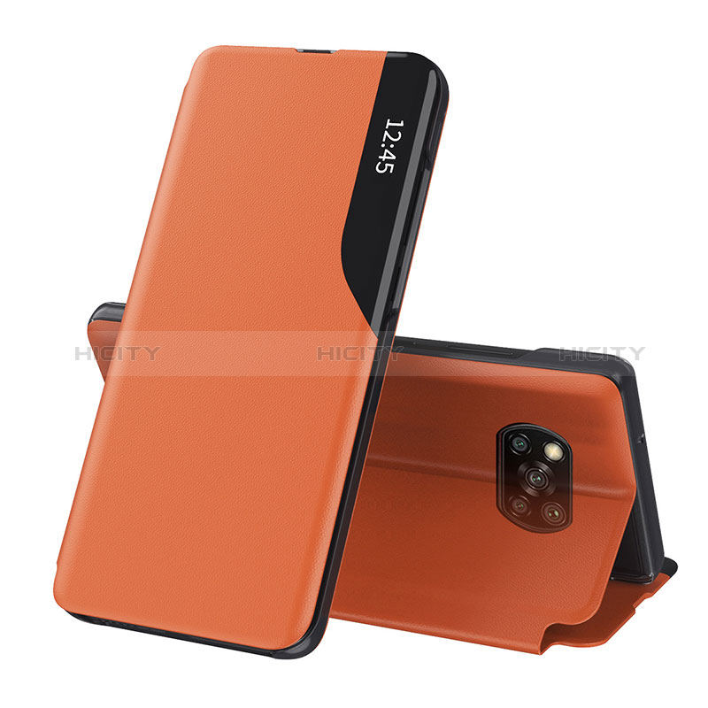 Custodia Portafoglio In Pelle Cover con Supporto Q01H per Xiaomi Poco X3