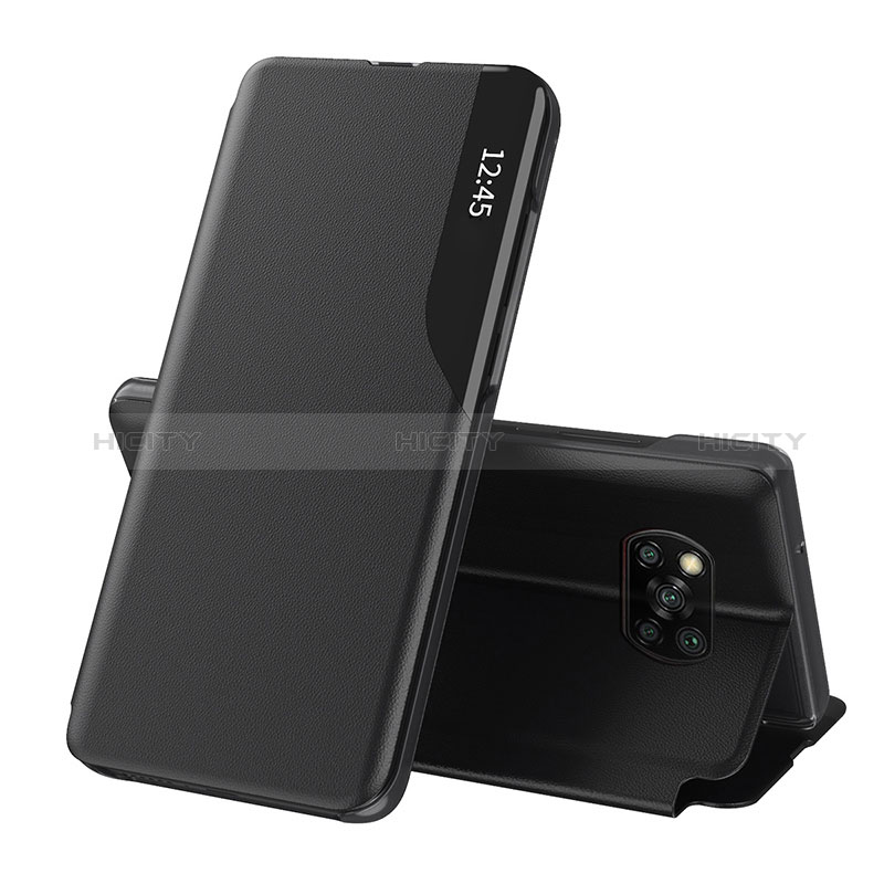 Custodia Portafoglio In Pelle Cover con Supporto Q01H per Xiaomi Poco X3 NFC