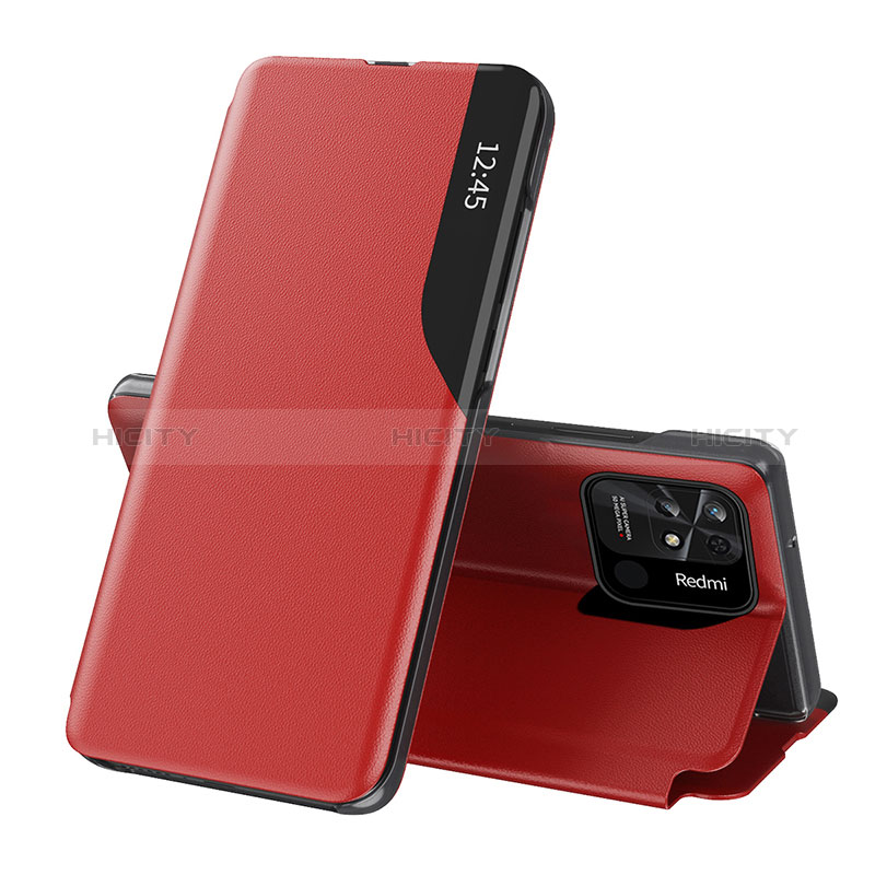 Custodia Portafoglio In Pelle Cover con Supporto Q02H per Xiaomi Redmi 10 India