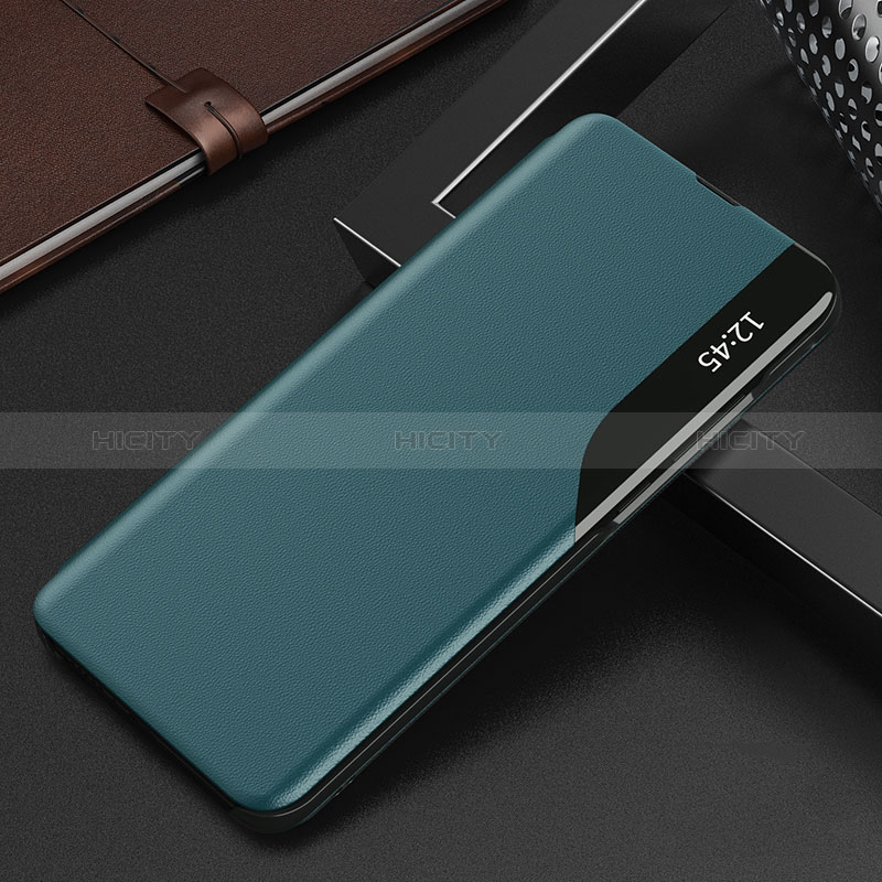 Custodia Portafoglio In Pelle Cover con Supporto Q03H per Xiaomi Poco M2 Pro Verde