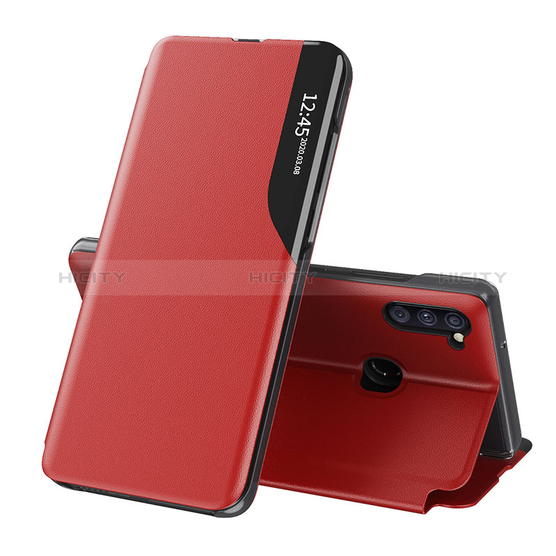 Custodia Portafoglio In Pelle Cover con Supporto QH1 per Samsung Galaxy A11