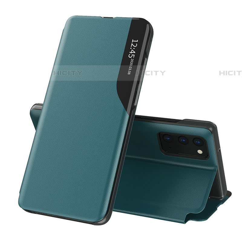 Custodia Portafoglio In Pelle Cover con Supporto QH1 per Samsung Galaxy F34 5G Verde