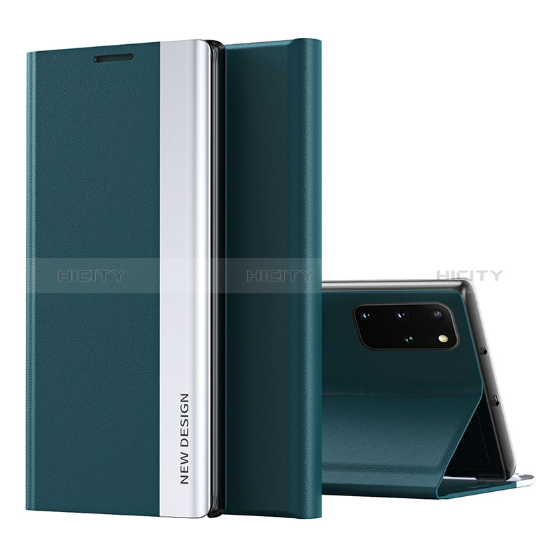 Custodia Portafoglio In Pelle Cover con Supporto QH1 per Samsung Galaxy S20 Plus