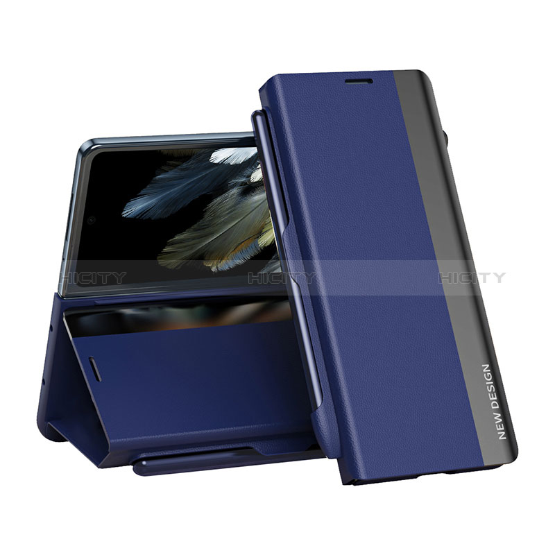 Custodia Portafoglio In Pelle Cover con Supporto QH2 per Oppo Find N3 5G