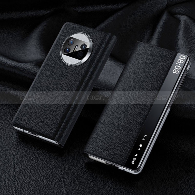 Custodia Portafoglio In Pelle Cover con Supporto QK2 per Huawei Mate X5