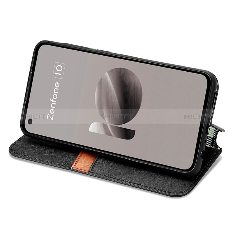 Custodia Portafoglio In Pelle Cover con Supporto S01D per Asus ZenFone 10