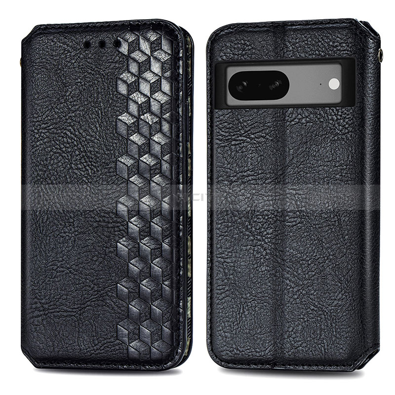 Custodia Portafoglio In Pelle Cover con Supporto S01D per Google Pixel 7 5G