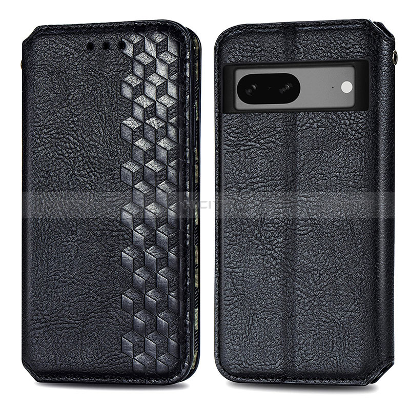 Custodia Portafoglio In Pelle Cover con Supporto S01D per Google Pixel 7a 5G