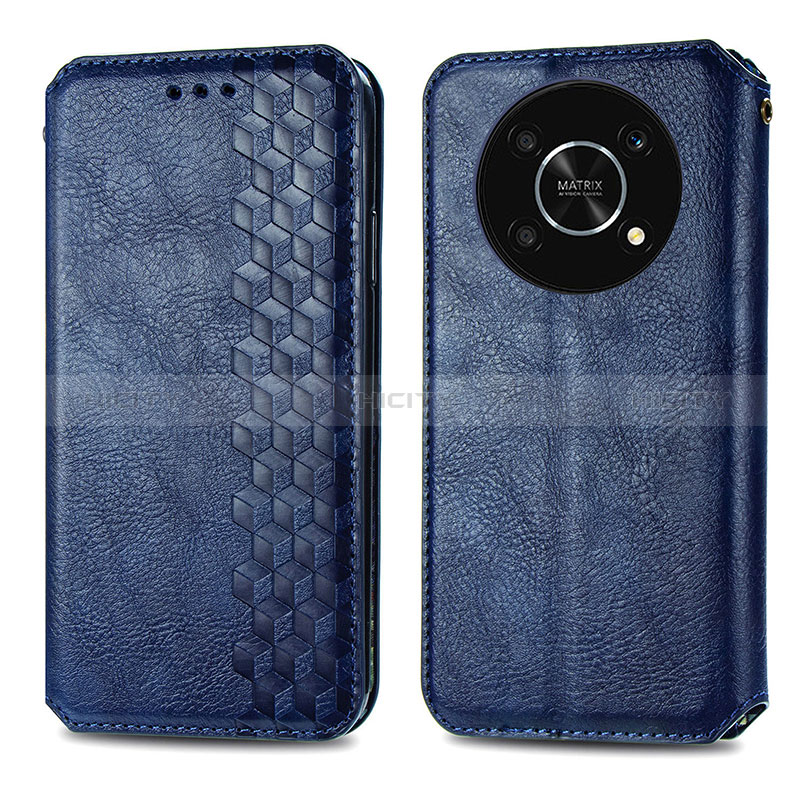 Custodia Portafoglio In Pelle Cover con Supporto S01D per Huawei Enjoy 50 Pro