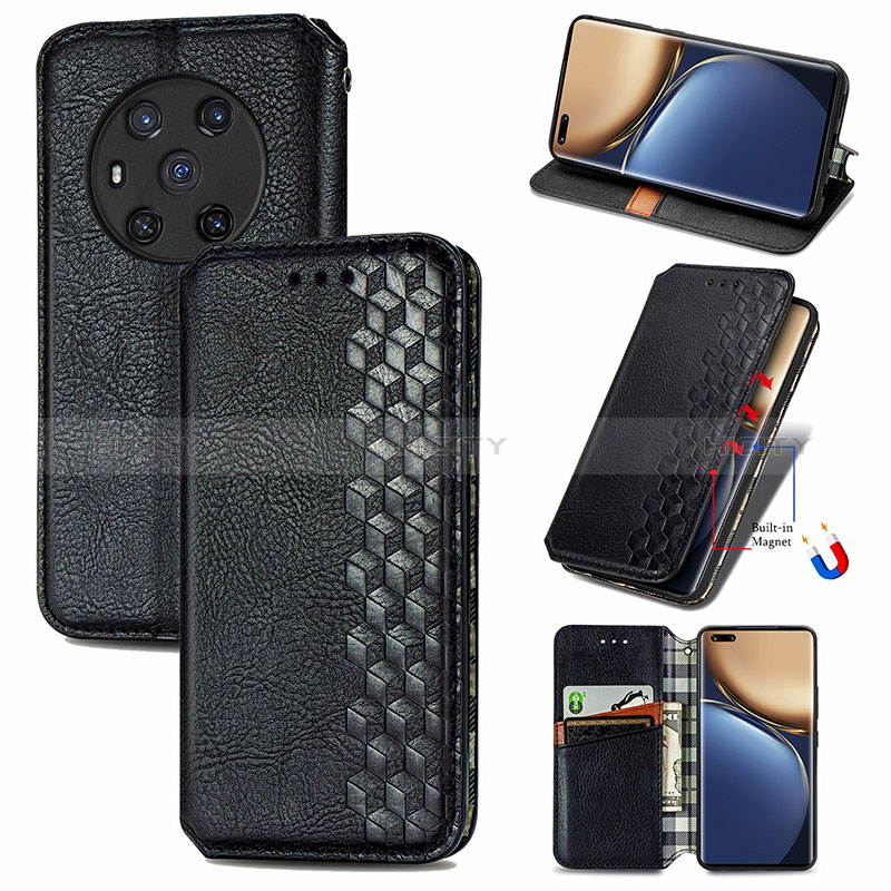 Custodia Portafoglio In Pelle Cover con Supporto S01D per Huawei Honor Magic3 5G