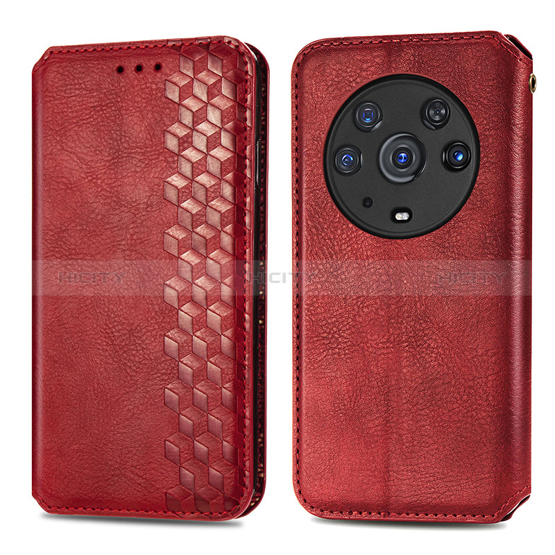 Custodia Portafoglio In Pelle Cover con Supporto S01D per Huawei Honor Magic3 Pro 5G