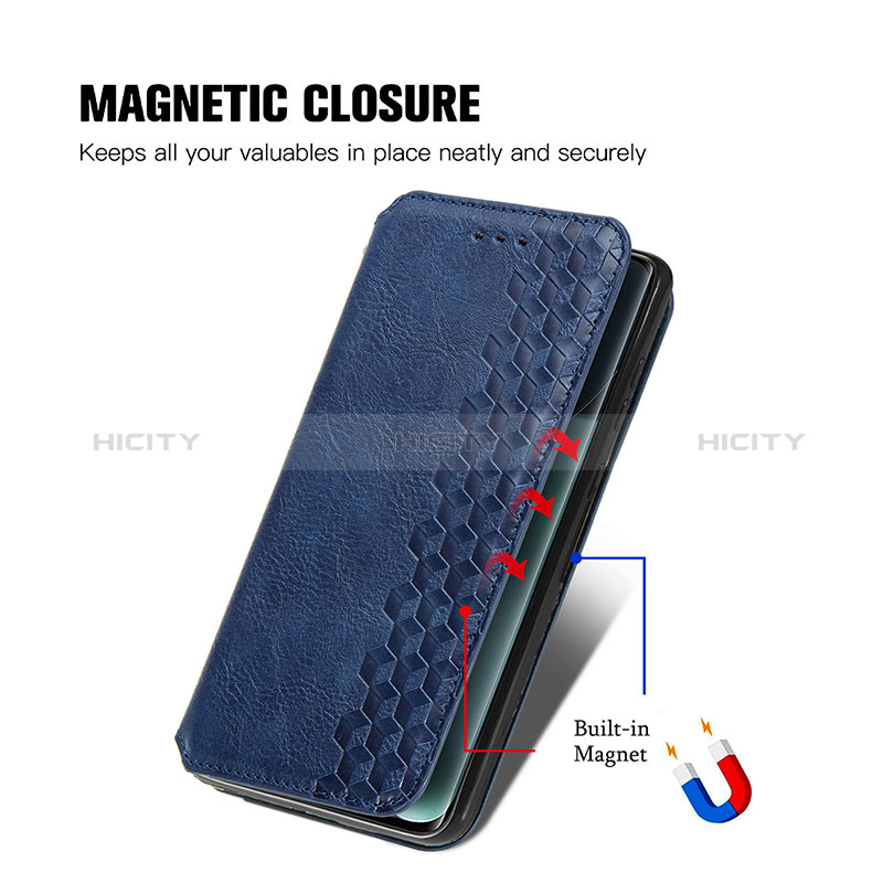 Custodia Portafoglio In Pelle Cover con Supporto S01D per Huawei Honor Magic4 Pro 5G