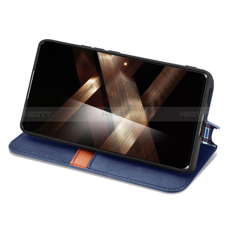 Custodia Portafoglio In Pelle Cover con Supporto S01D per Huawei Honor X7b