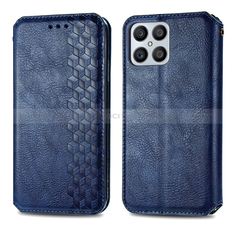 Custodia Portafoglio In Pelle Cover con Supporto S01D per Huawei Honor X8 4G