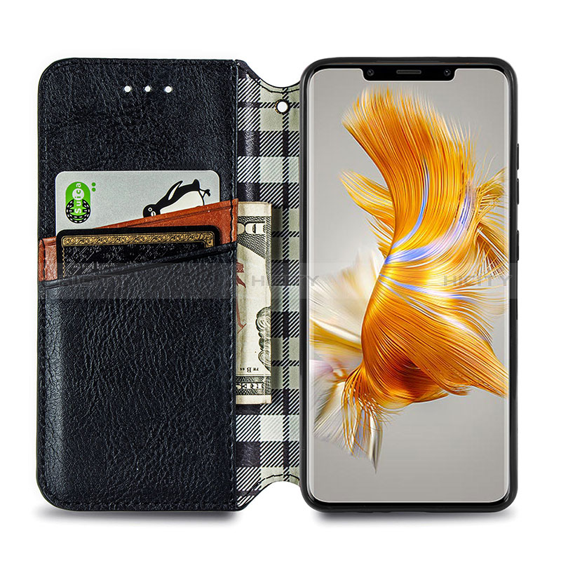 Custodia Portafoglio In Pelle Cover con Supporto S01D per Huawei Mate 50 Pro