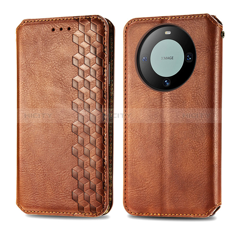 Custodia Portafoglio In Pelle Cover con Supporto S01D per Huawei Mate 60