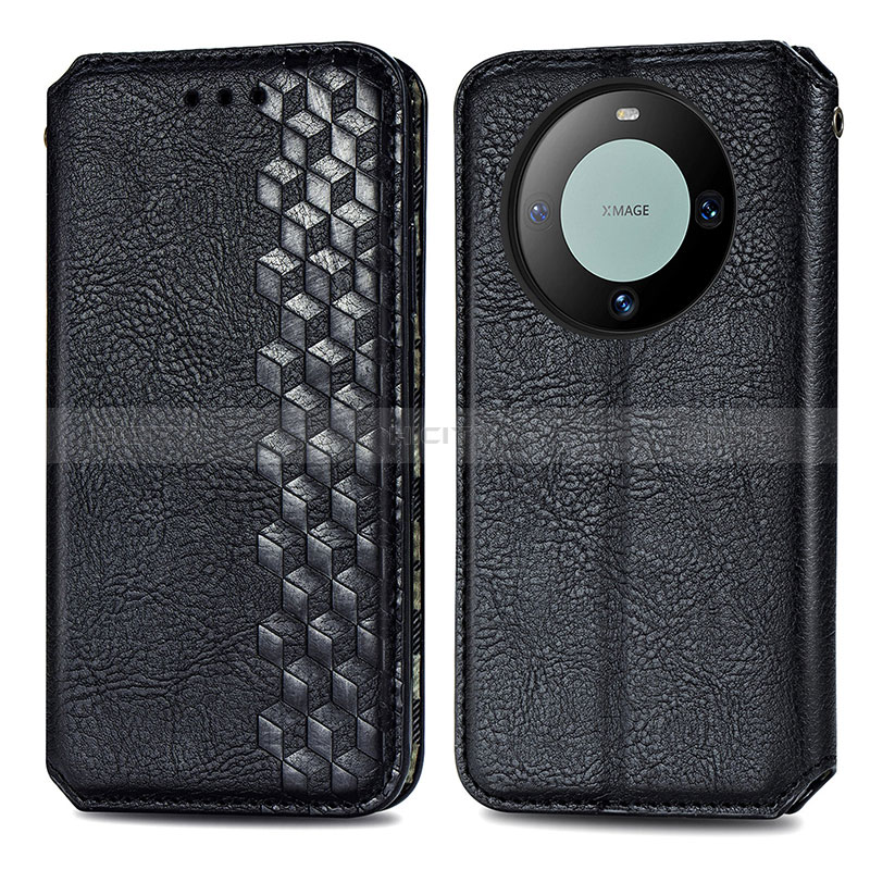 Custodia Portafoglio In Pelle Cover con Supporto S01D per Huawei Mate 60 Pro