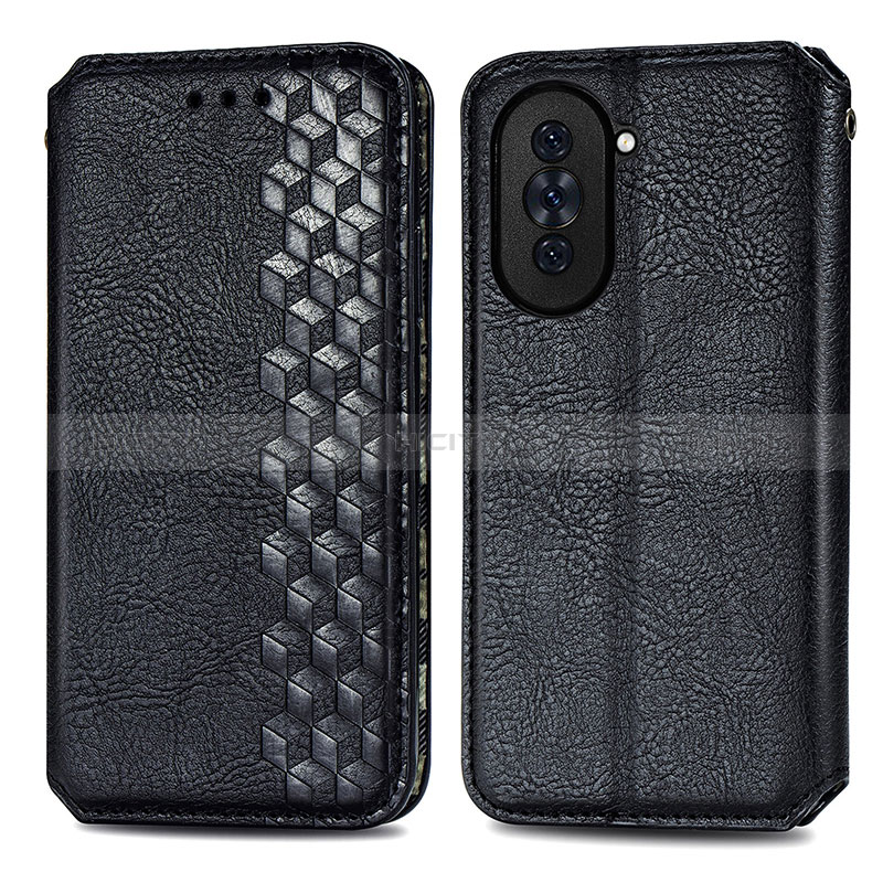 Custodia Portafoglio In Pelle Cover con Supporto S01D per Huawei Nova 10