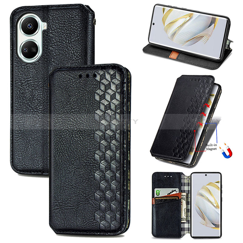 Custodia Portafoglio In Pelle Cover con Supporto S01D per Huawei Nova 10 SE