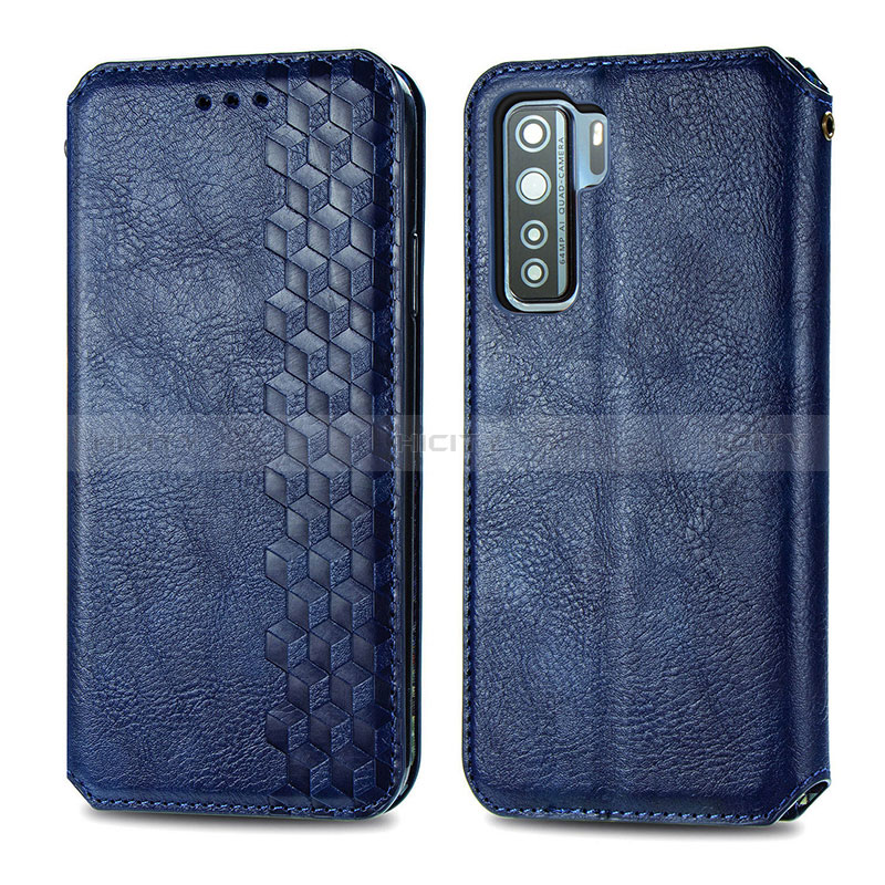 Custodia Portafoglio In Pelle Cover con Supporto S01D per Huawei Nova 7 SE 5G