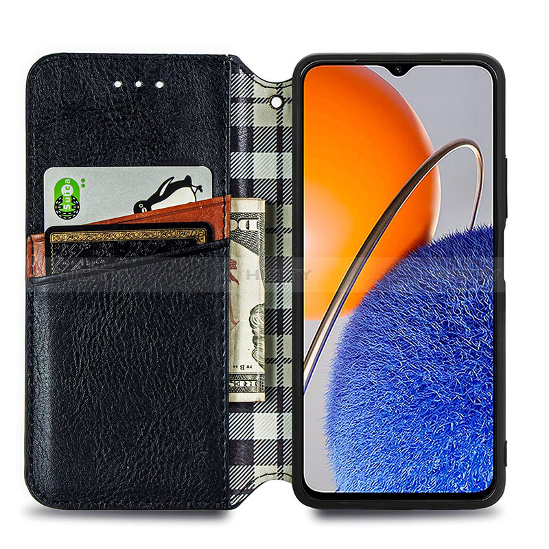 Custodia Portafoglio In Pelle Cover con Supporto S01D per Huawei Nova Y61