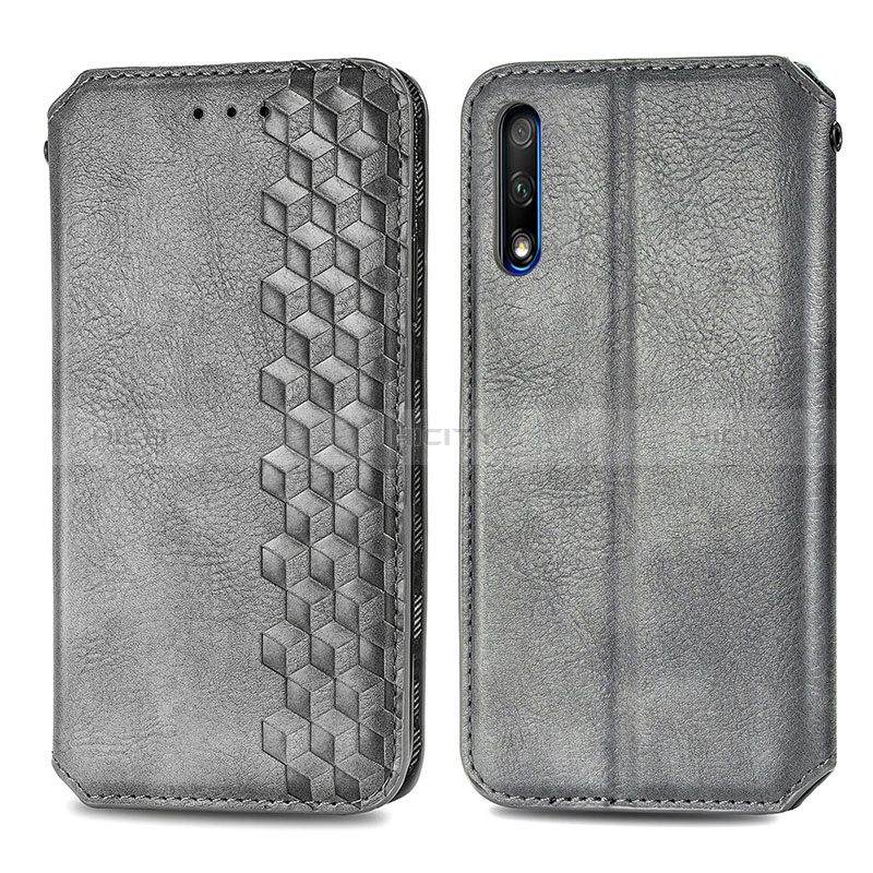 Custodia Portafoglio In Pelle Cover con Supporto S01D per Huawei Y9 Prime (2019)