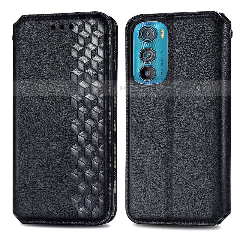 Custodia Portafoglio In Pelle Cover con Supporto S01D per Motorola Moto Edge 30 5G