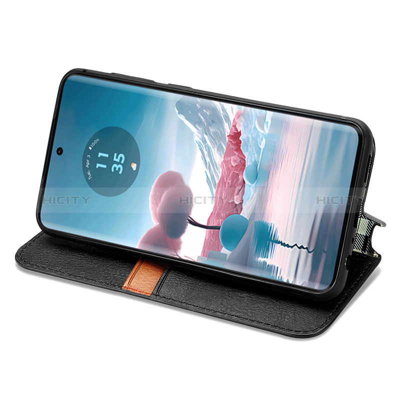 Custodia Portafoglio In Pelle Cover con Supporto S01D per Motorola Moto Edge 40 Neo 5G