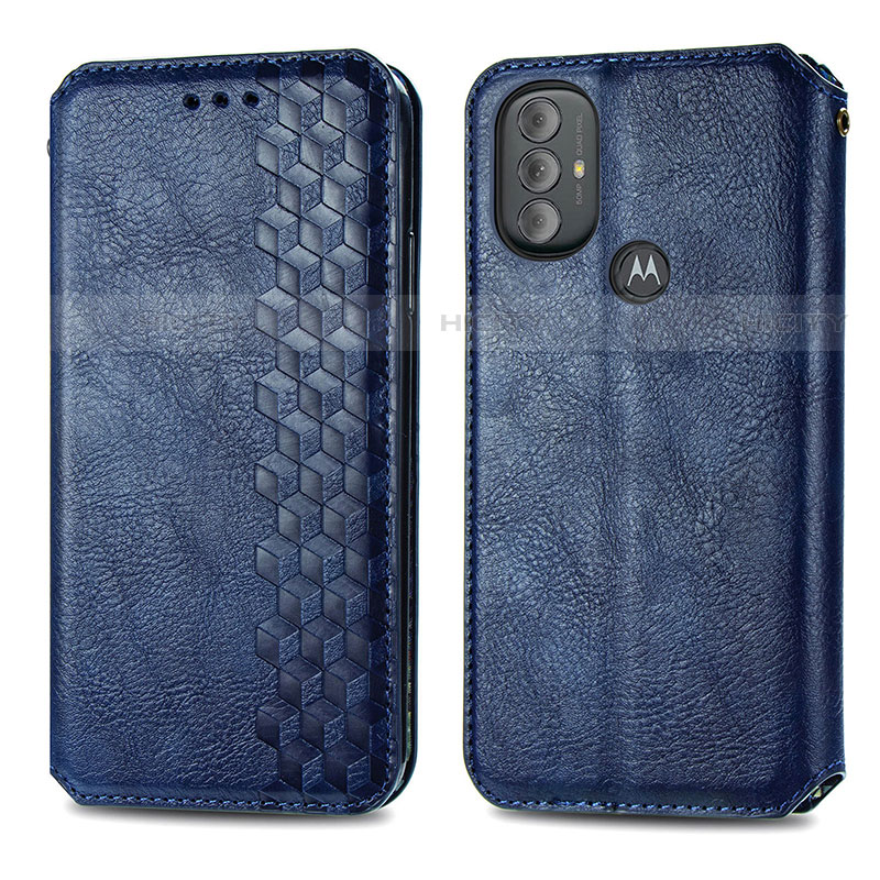 Custodia Portafoglio In Pelle Cover con Supporto S01D per Motorola Moto G Play (2023)