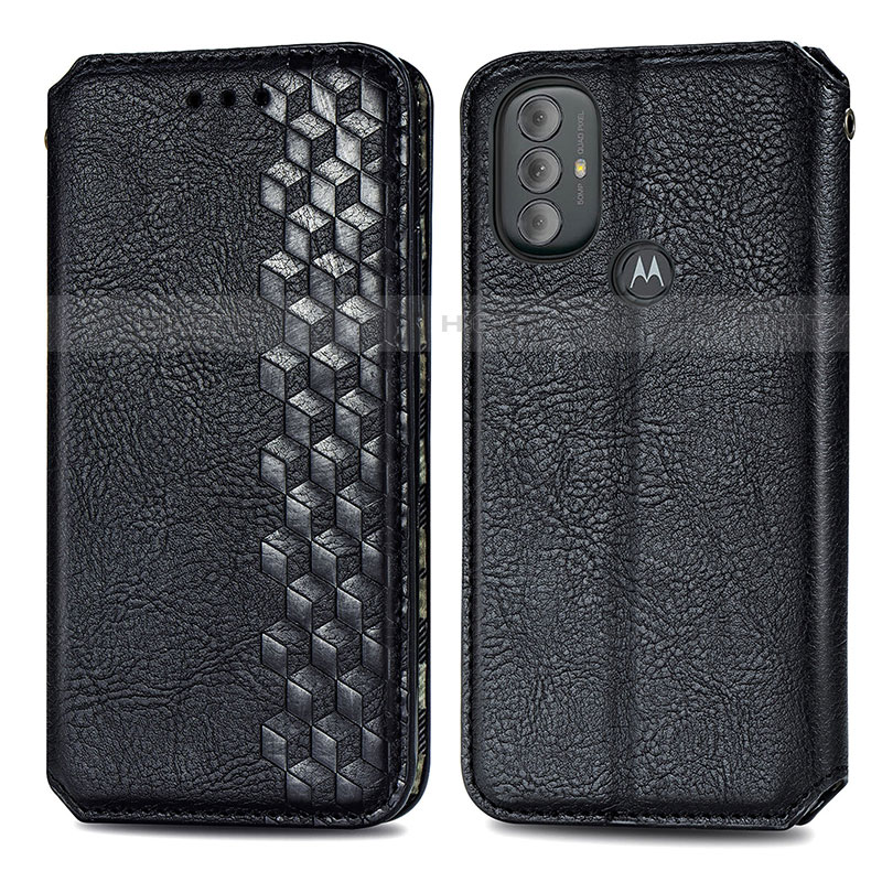 Custodia Portafoglio In Pelle Cover con Supporto S01D per Motorola Moto G Play Gen 2